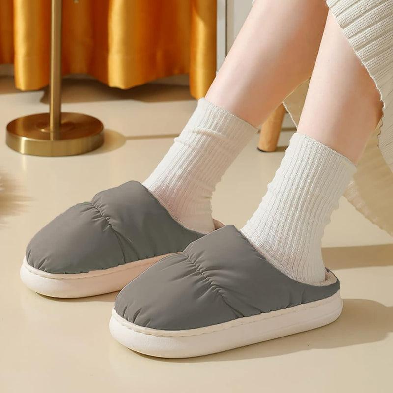 USB Heated Slippers – Warm, Cozy, and Rechargeable Footwear - Cloud Cushion Slides