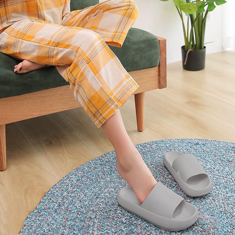 Ultra Soft Soled Sandals - Lightweight and Versatile for Indoor - Cloud Cushion Slides