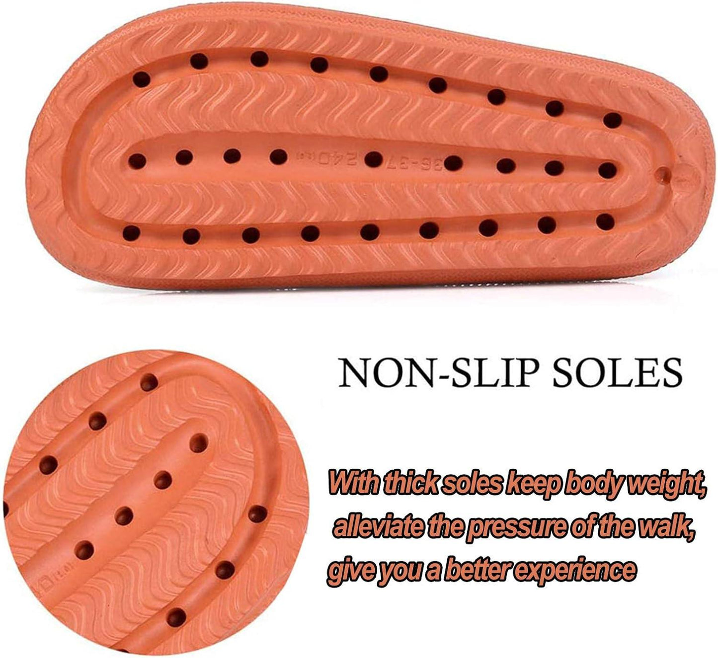 Ultra Soft Soled Sandals - Lightweight and Versatile for Indoor - Cloud Cushion Slides