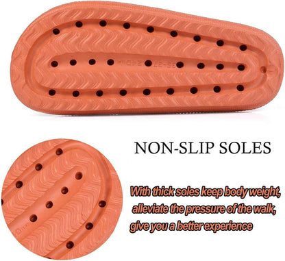 Ultra Soft Soled Sandals - Lightweight and Versatile for Indoor - Cloud Cushion Slides