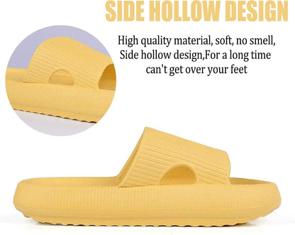 Ultra Soft Soled Sandals - Lightweight and Versatile for Indoor - Cloud Cushion Slides