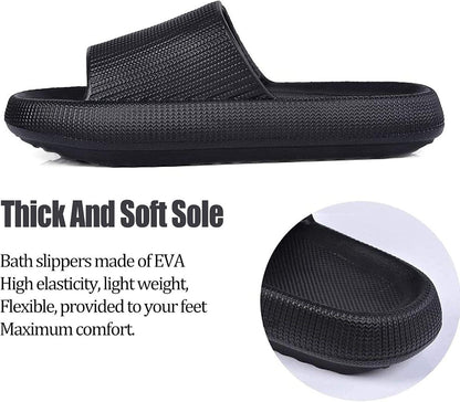 Ultra Soft Soled Sandals - Lightweight and Versatile for Indoor - Cloud Cushion Slides