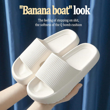 Ultra Soft Soled Sandals - Lightweight and Versatile for Indoor - Cloud Cushion Slides