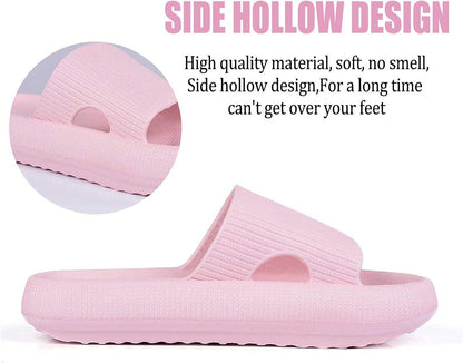 Ultra Soft Soled Sandals - Lightweight and Versatile for Indoor - Cloud Cushion Slides