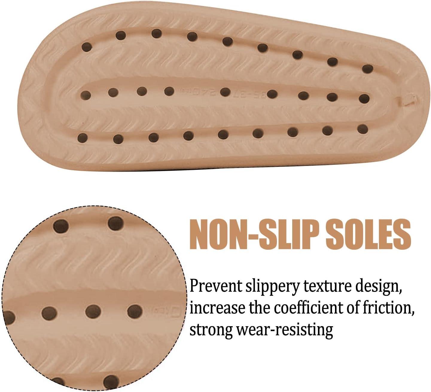 Ultra Soft Soled Sandals - Lightweight and Versatile for Indoor - Cloud Cushion Slides