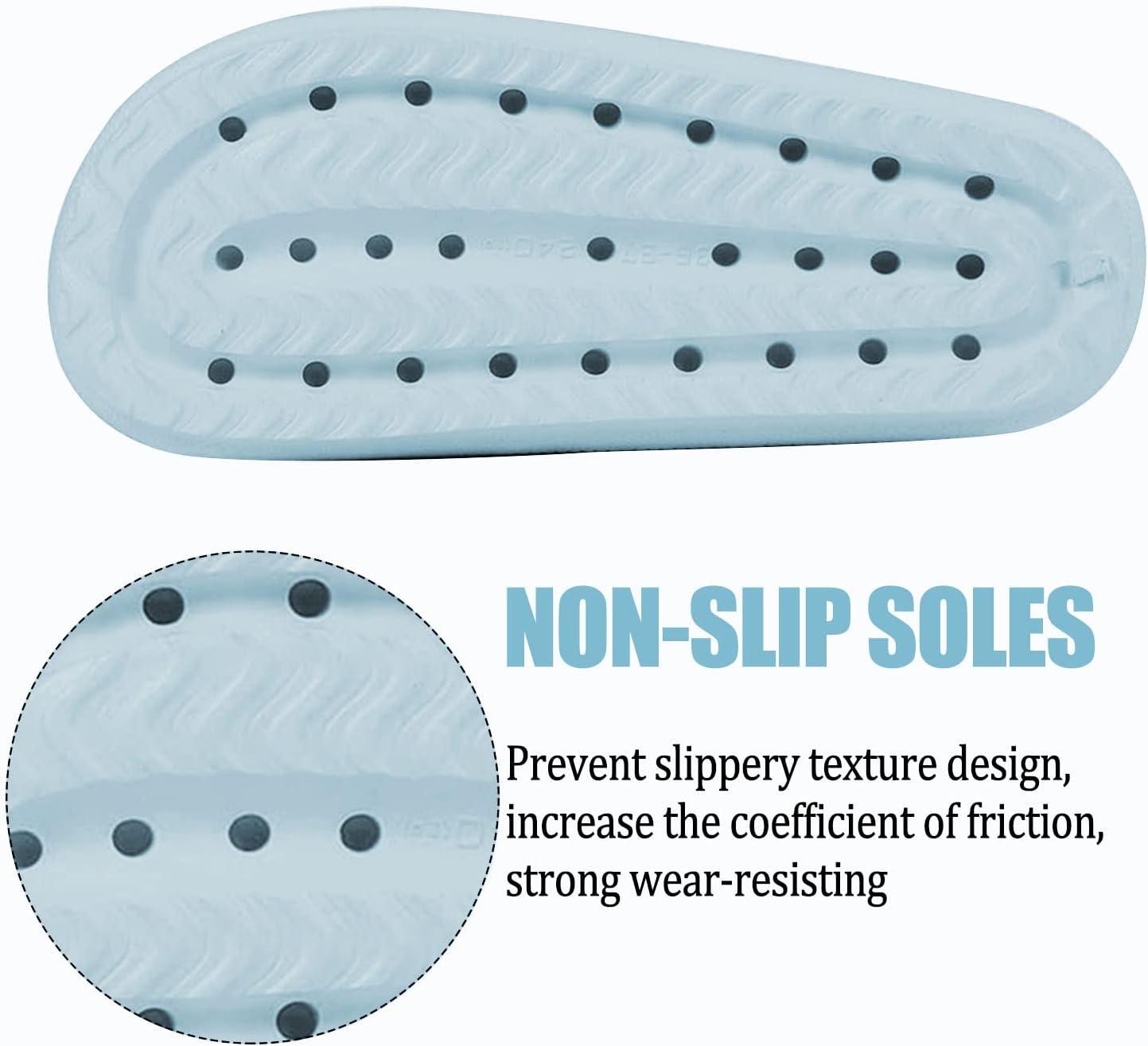 Ultra Soft Soled Sandals - Lightweight and Versatile for Indoor - Cloud Cushion Slides