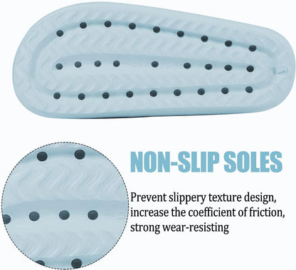 Ultra Soft Soled Sandals - Lightweight and Versatile for Indoor - Cloud Cushion Slides