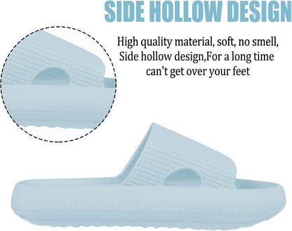 Ultra Soft Soled Sandals - Lightweight and Versatile for Indoor - Cloud Cushion Slides