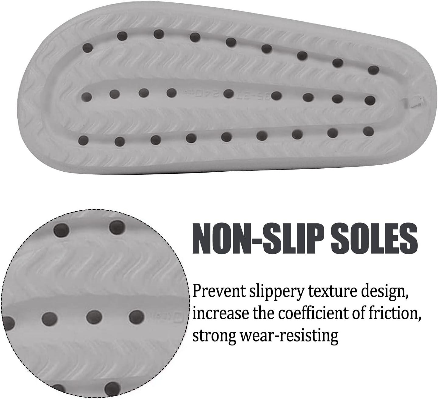 Ultra Soft Soled Sandals - Lightweight and Versatile for Indoor - Cloud Cushion Slides