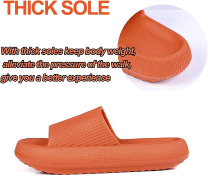 Ultra Soft Soled Sandals - Lightweight and Versatile for Indoor - Cloud Cushion Slides