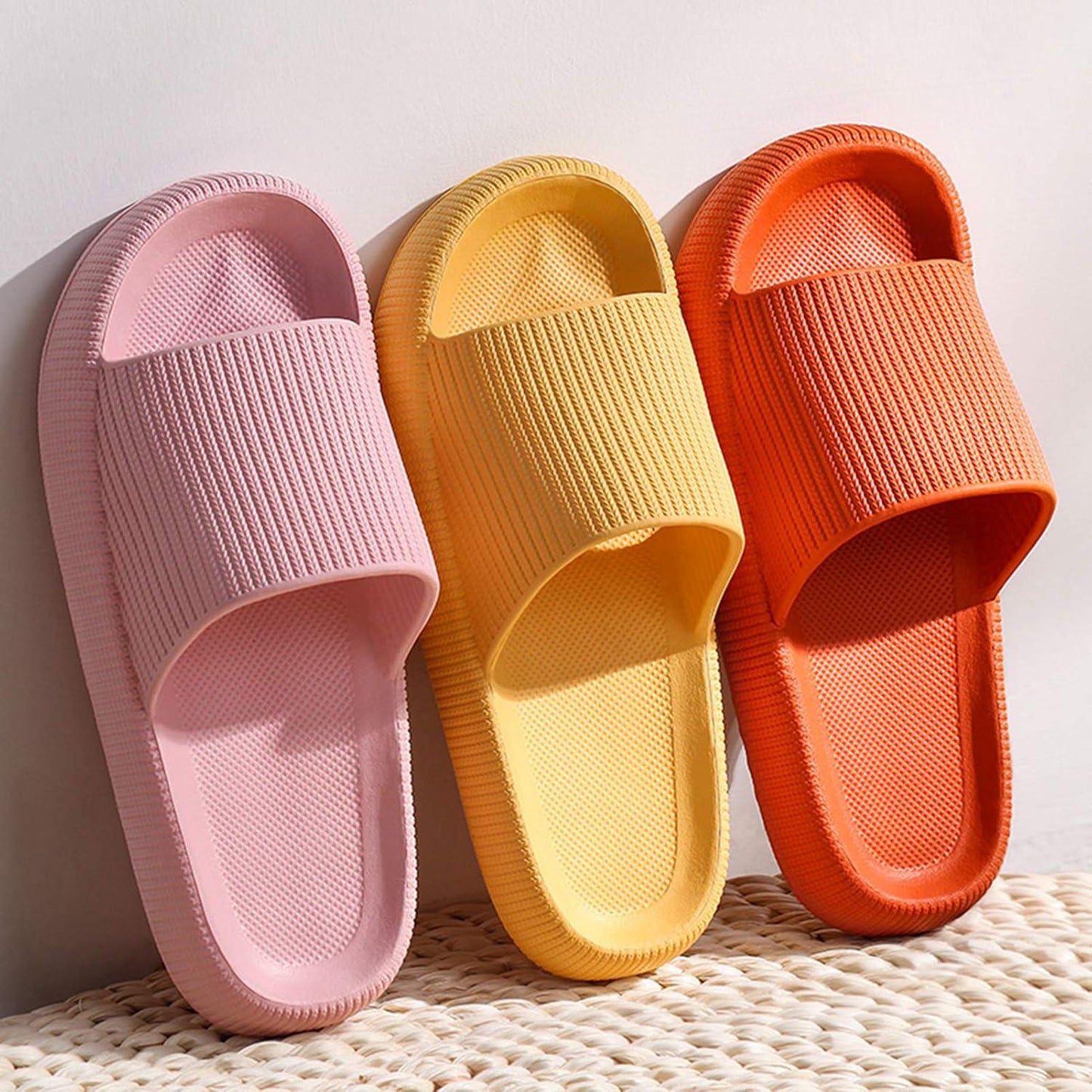 Ultra Soft Soled Sandals - Lightweight and Versatile for Indoor - Cloud Cushion Slides