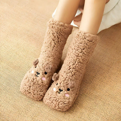 Plush Bear Inspired Indoor Boots