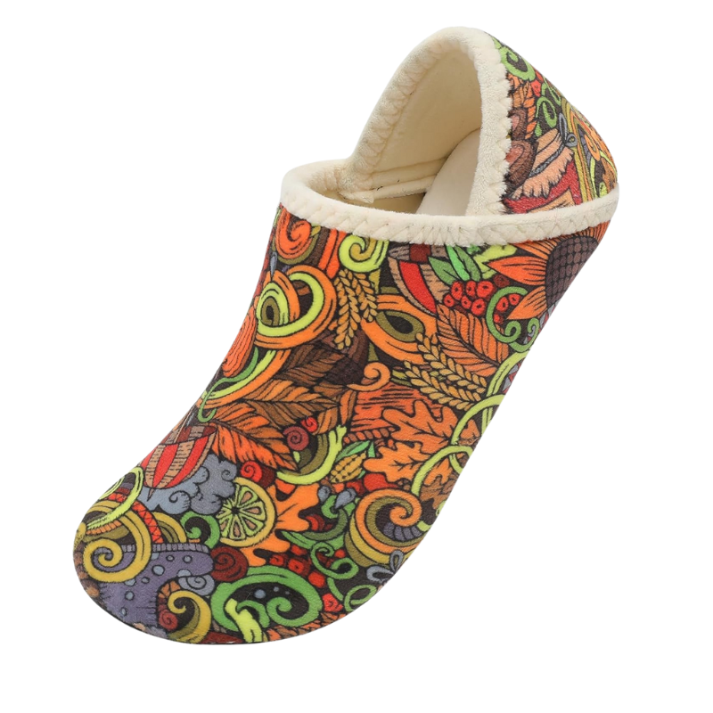 Vibrant Themed Diabetic Slippers