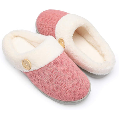 Warm Knitted House Anti Skid Slippers