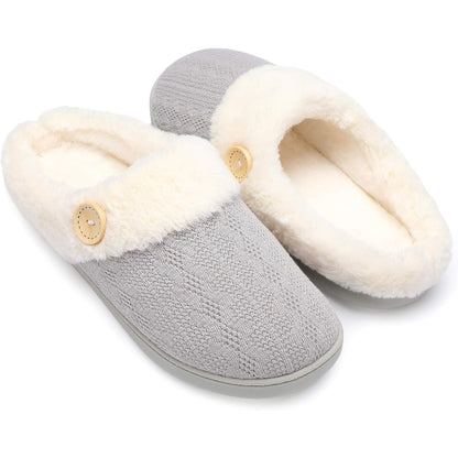 Warm Knitted House Anti Skid Slippers