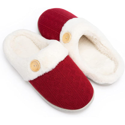 Warm Knitted House Anti Skid Slippers