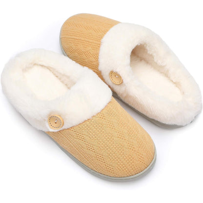 Warm Knitted House Anti Skid Slippers