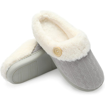 Warm Knitted House Anti Skid Slippers