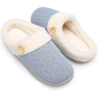 Warm Knitted House Anti Skid Slippers