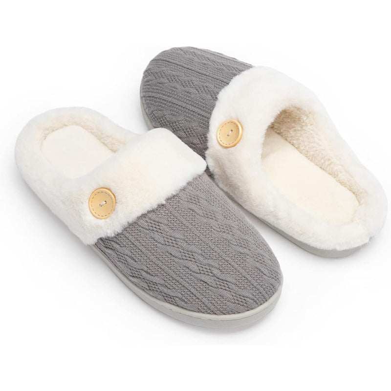 Warm Knitted House Anti Skid Slippers