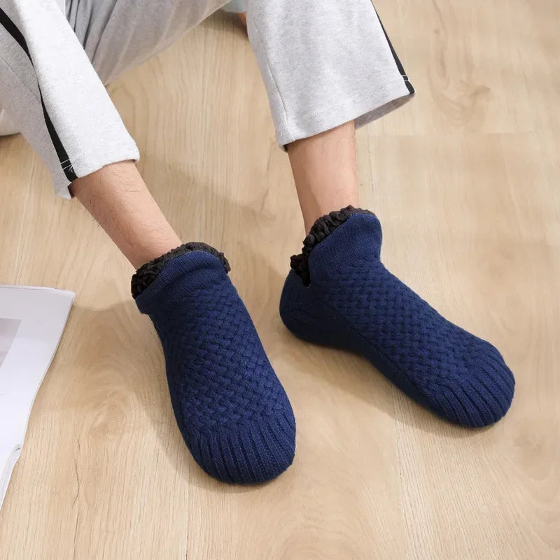 Fleece Lined Winter Knit Socks