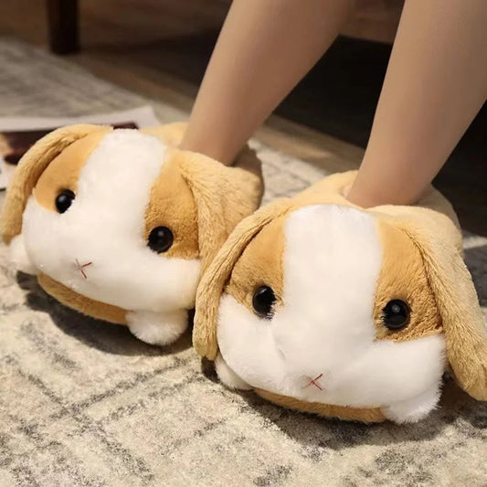 Bunny Themed Slippers With Soft Padding