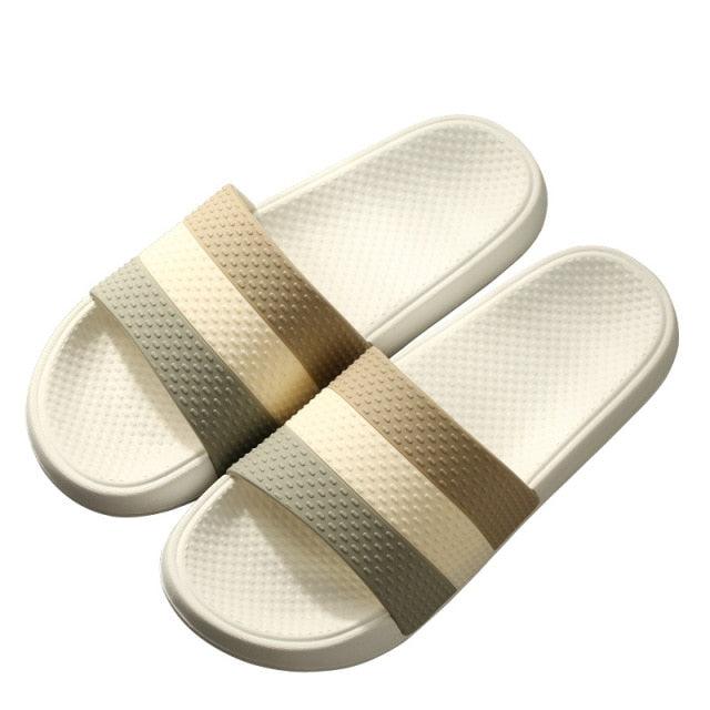 Striped Slippers (Copy) - Cloud Cushion Slides